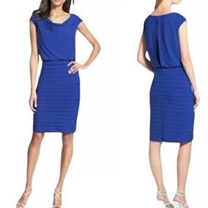 Adrianna Papell Strapless Royal Blue Dress